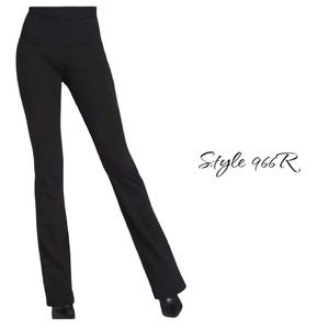 CABI Black Stretch Flare Trouser Pants Sz 6